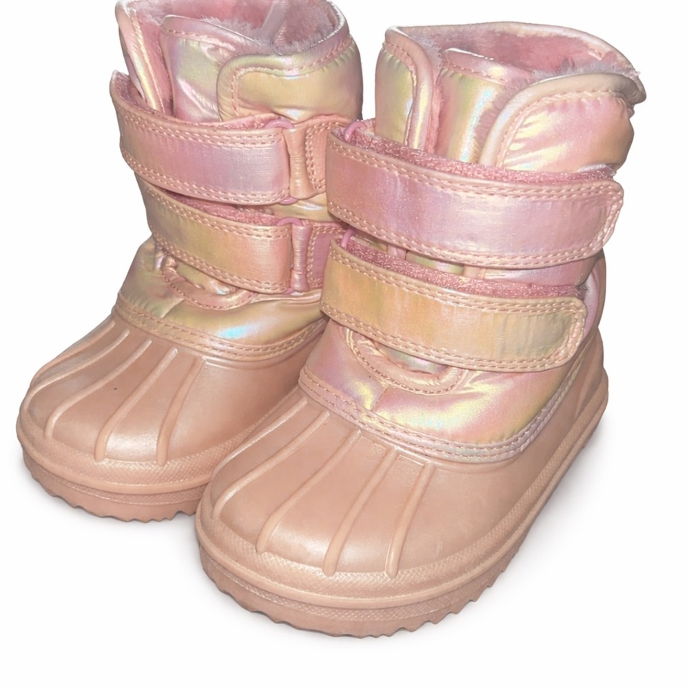 The Children's Place Pink Iridescent Boots